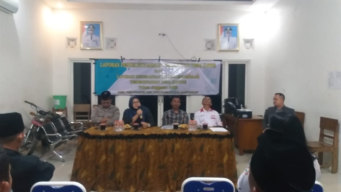 kegiatan laporan penyelenggaraan pemerintah desa(LPPD) dan laporan keterangan penyelengaraan pemerintah desa (LKPPD). di desa tejowangi. 30 Maret 2023